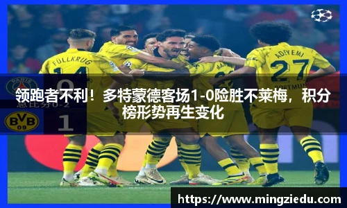 领跑者不利！多特蒙德客场1-0险胜不莱梅，积分榜形势再生变化